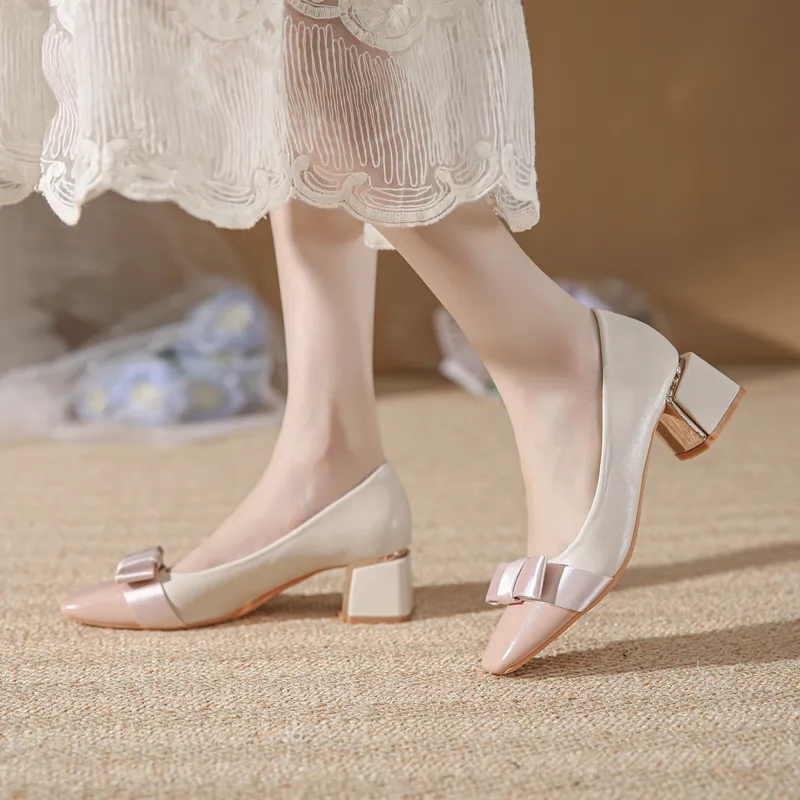YAFEI XUANYU Chunky Heel High Heels 5cm Women's-7