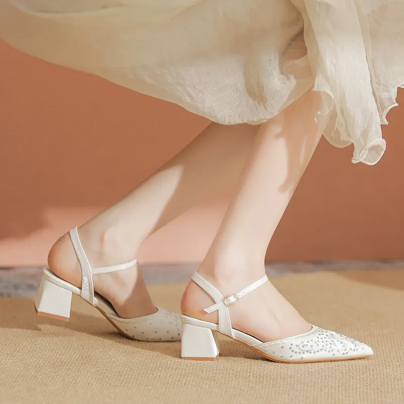 YAFEI XUANYU Chunky Heel High Heels 5cm Women's-9