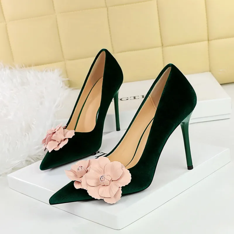 YAFEI XUANYU Slim Heel High Heels Women's-13