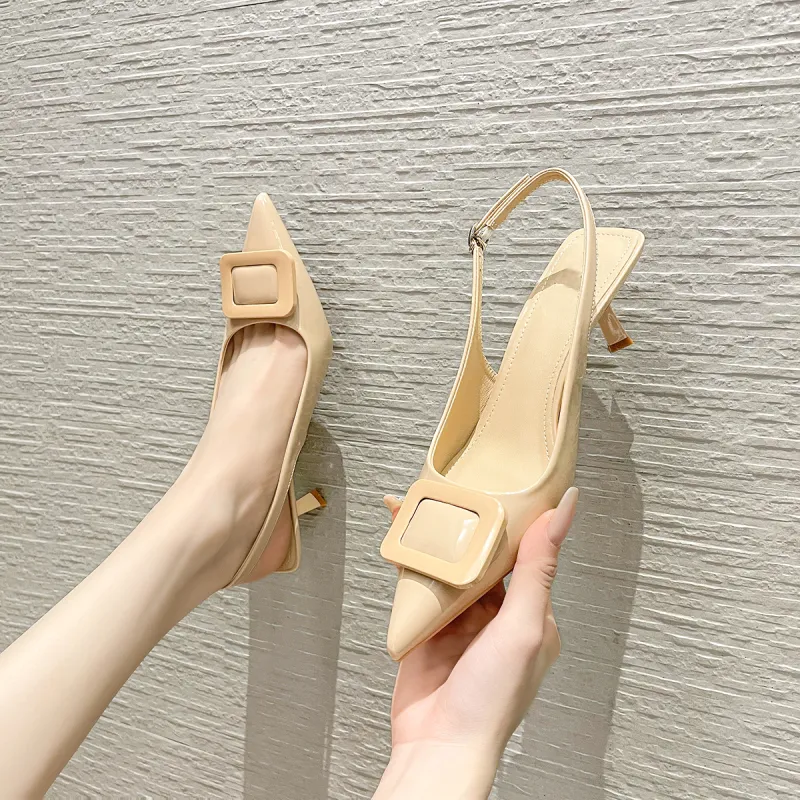 YAFEI XUANYU Slim Heel High Heels 6cm Women's-3
