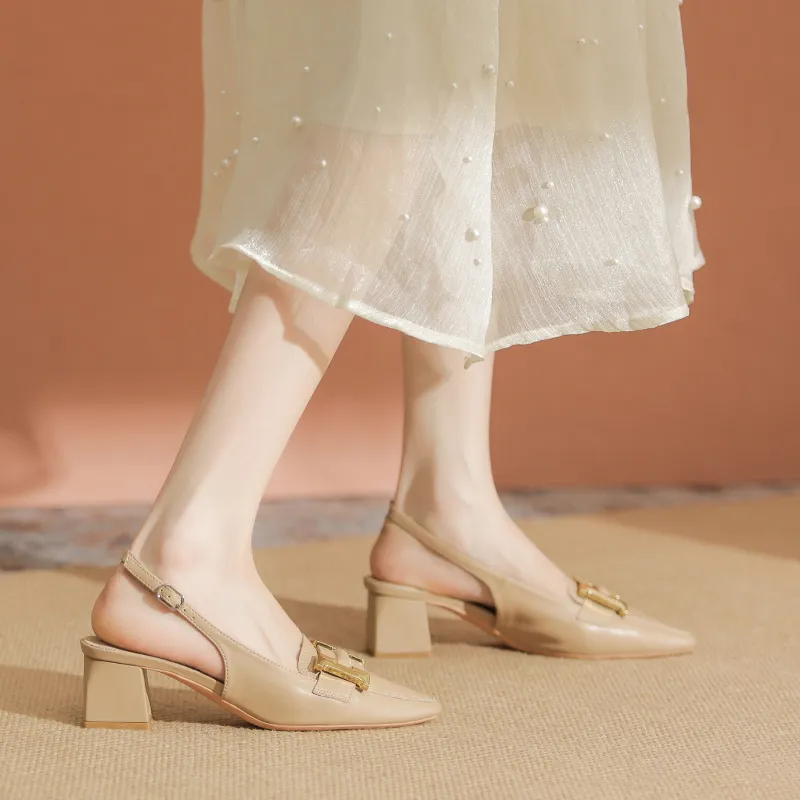 YAFEI XUANYU Chunky Heel High Heels Women's-9