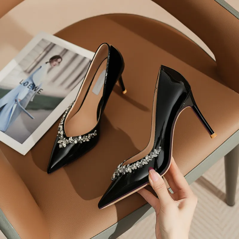 YAFEI XUANYU Slim Heel High Heels 8CM Women's-1