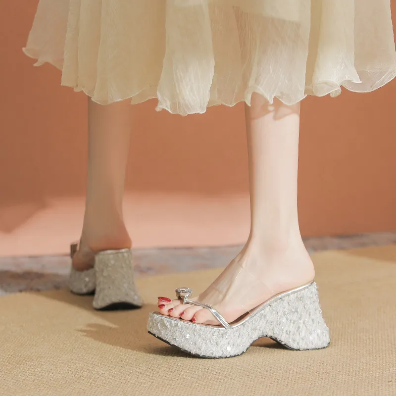 YAFEI XUANYU Rubber Sole Slide Slippers Women's-3