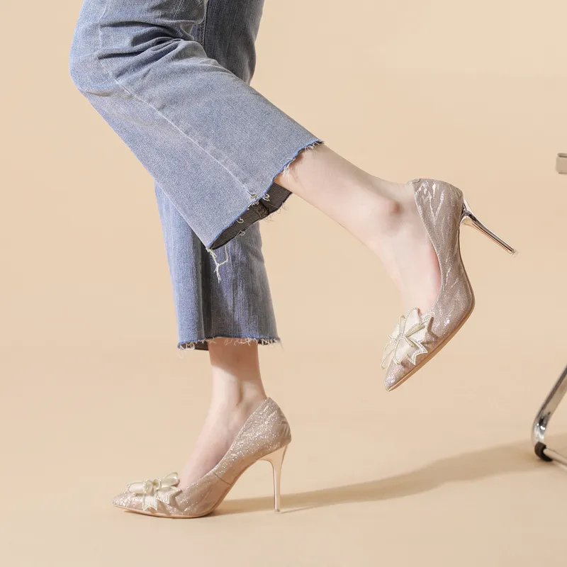 YAFEI XUANYU Slim Heel High Heels Women's-10