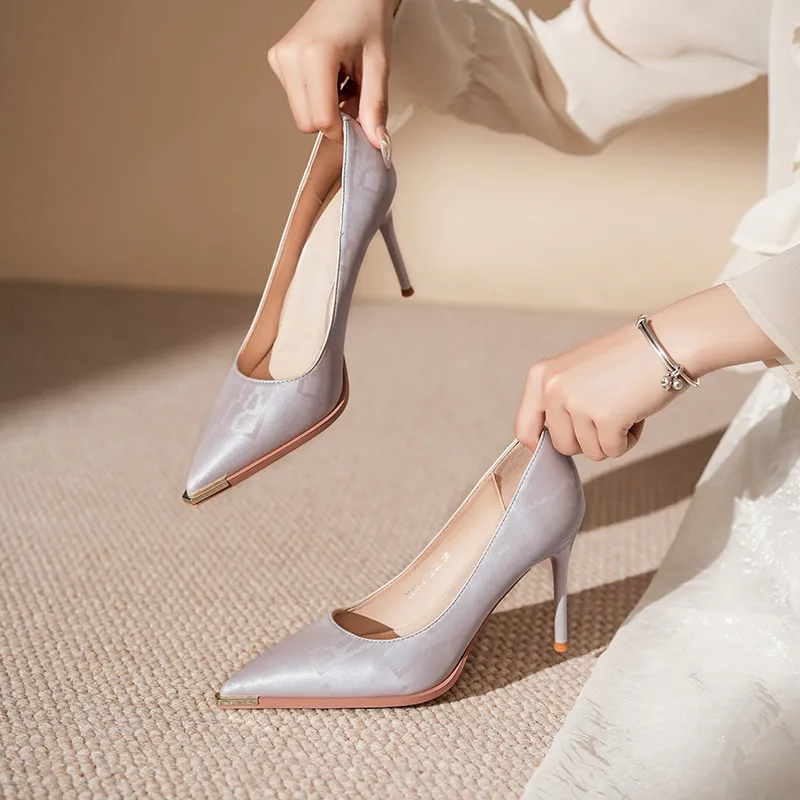 YAFEI XUANYU Slim Heel High Heels Women's-14