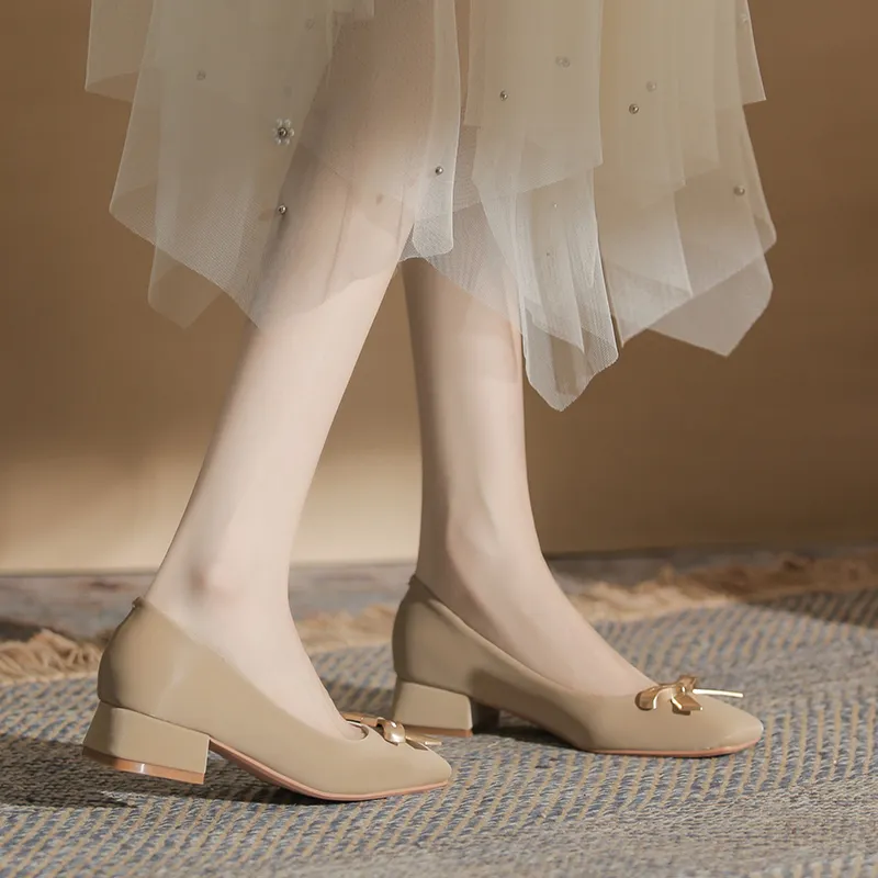 YAFEI XUANYU Chunky Heel High Heels 4CM Women's-15
