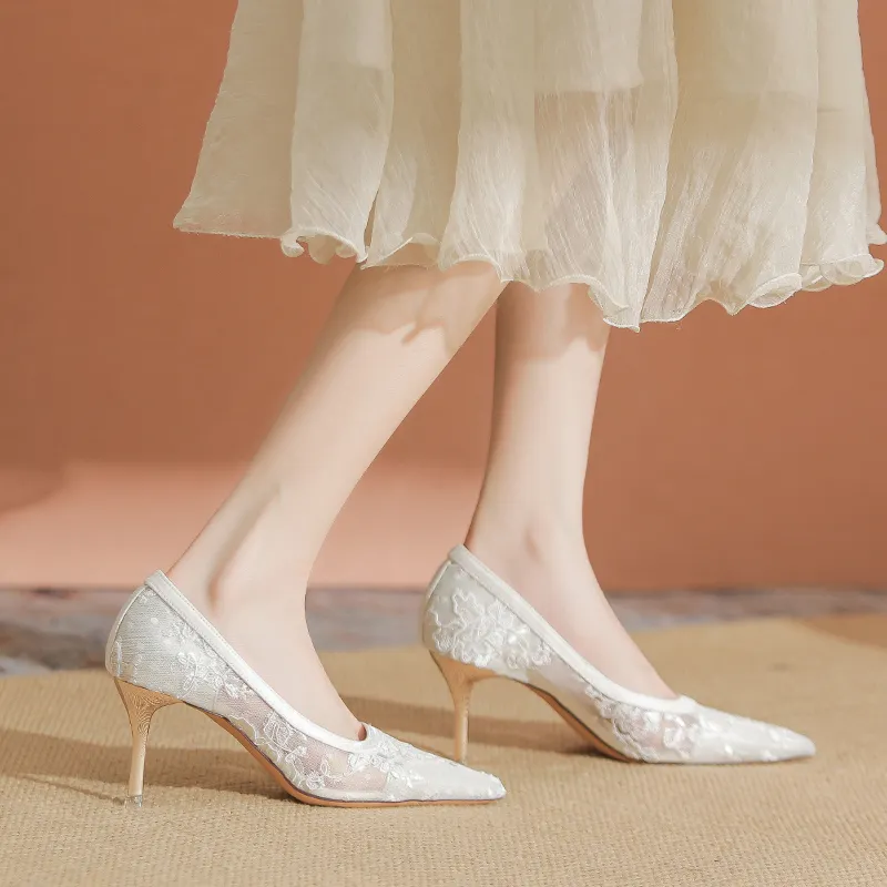 YAFEI XUANYU Slim Heel High Heels Women's-13