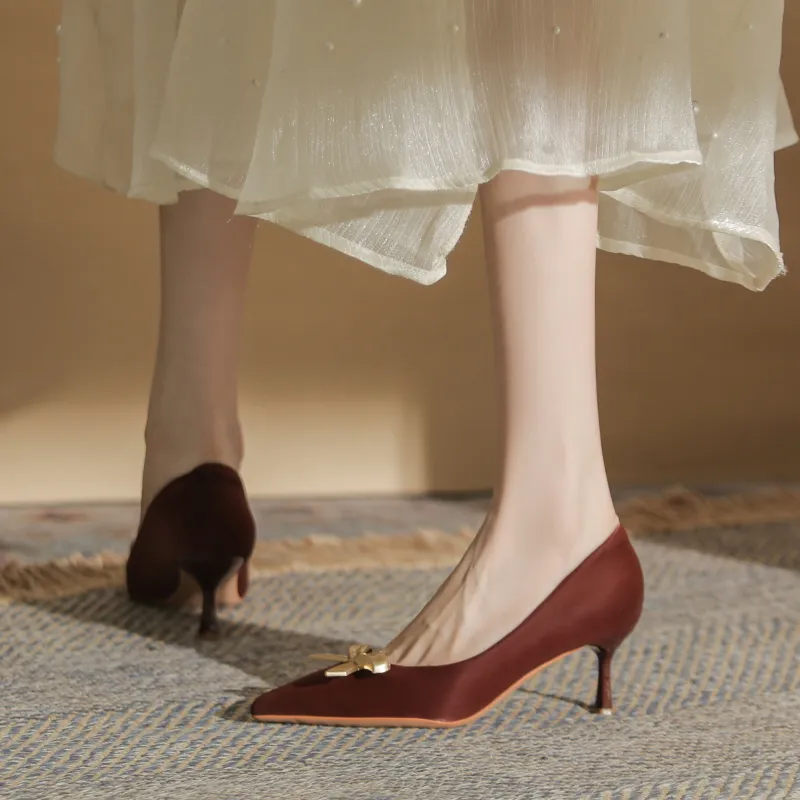YAFEI XUANYU Slim Heel High Heels 6CM Women's-13