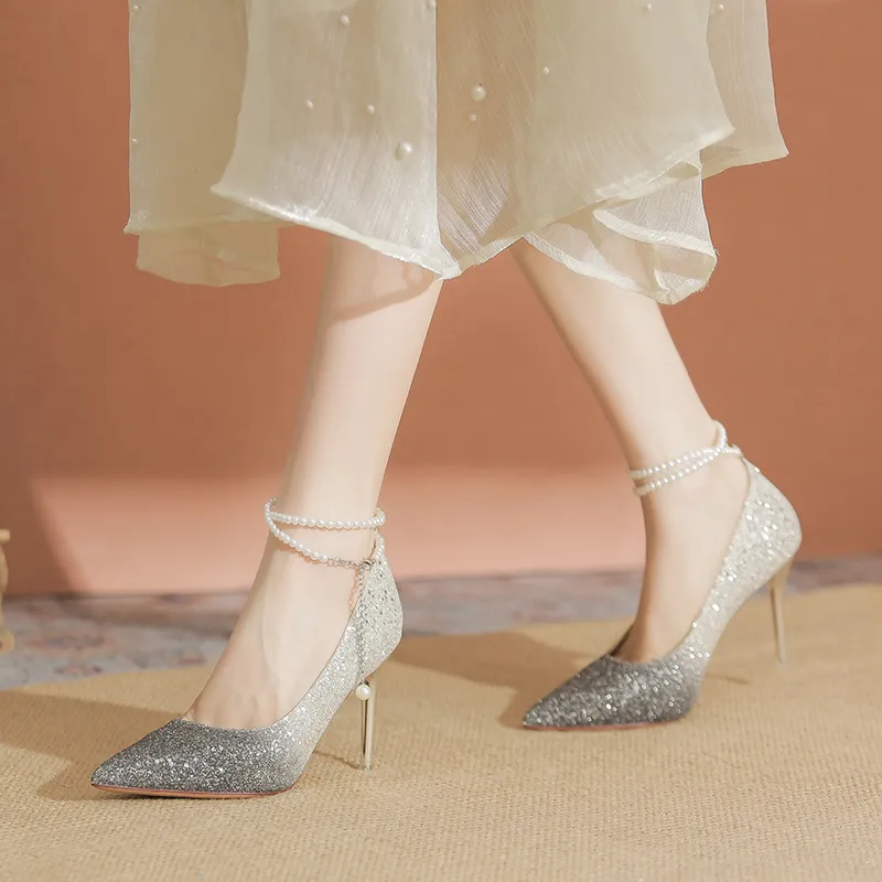 YAFEI XUANYU Slim Heel High Heels Women's-1