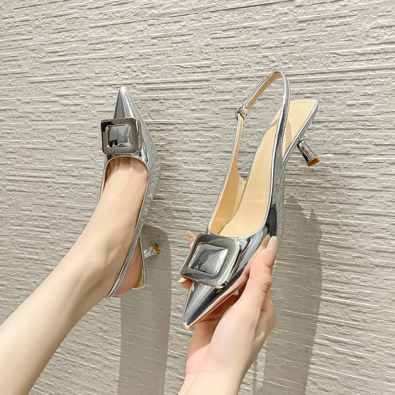 YAFEI XUANYU Slim Heel High Heels 6cm Women's-18