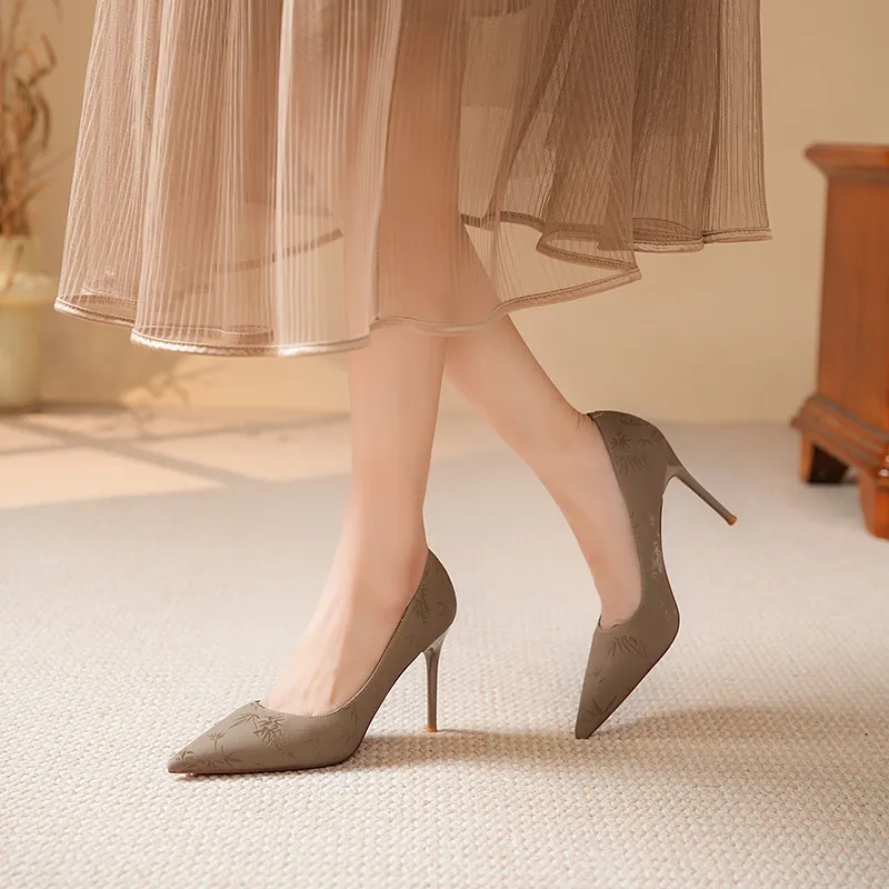 YAFEI XUANYU Slim Heel High Heels Women's-18