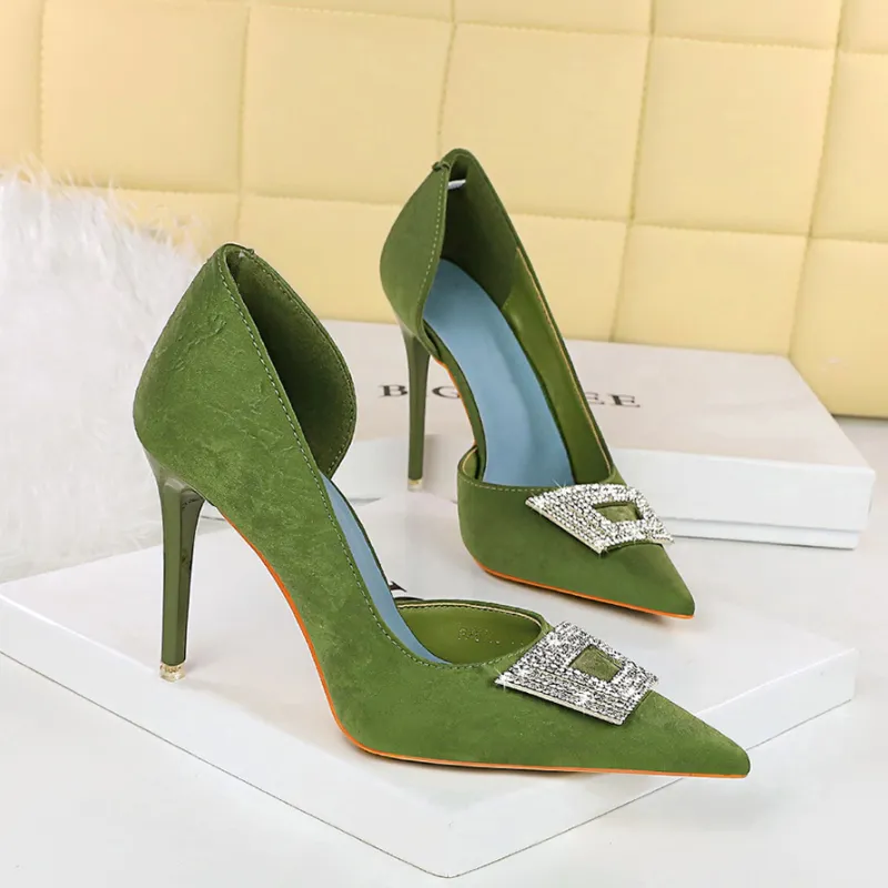 YAFEI XUANYU Slim Heel High Heels 10.5CM Women's-14