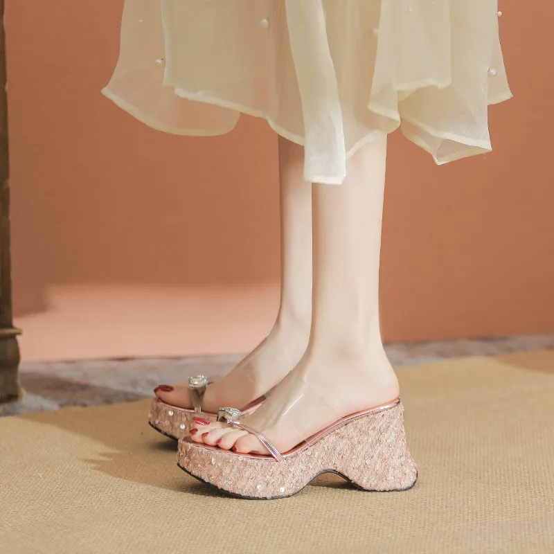YAFEI XUANYU Rubber Sole Slide Slippers Women's-11