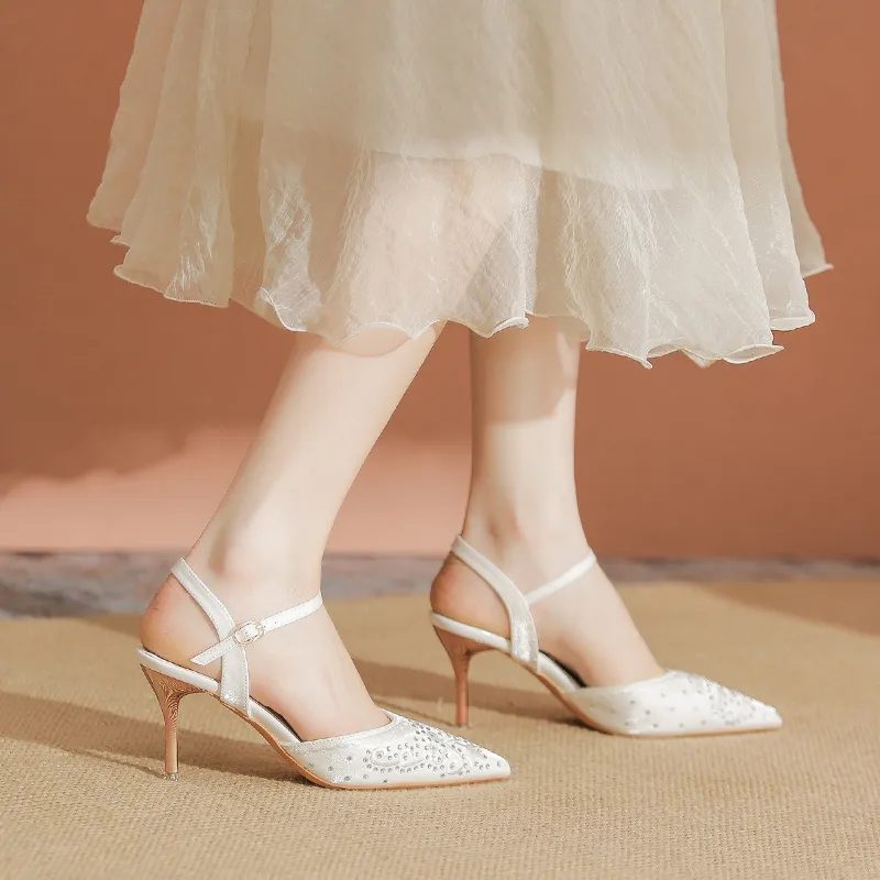 YAFEI XUANYU Slim Heel High Heels 7cm Women's-2