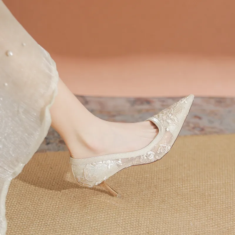 YAFEI XUANYU Slim Heel High Heels Women's-26