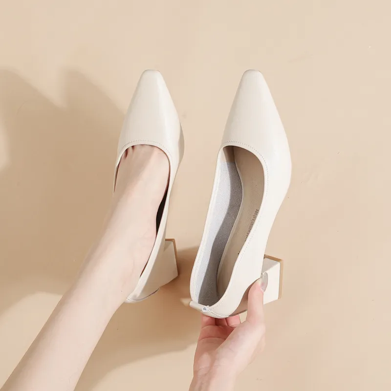 YAFEI XUANYU Chunky Heel High Heels 5cm Women's-5