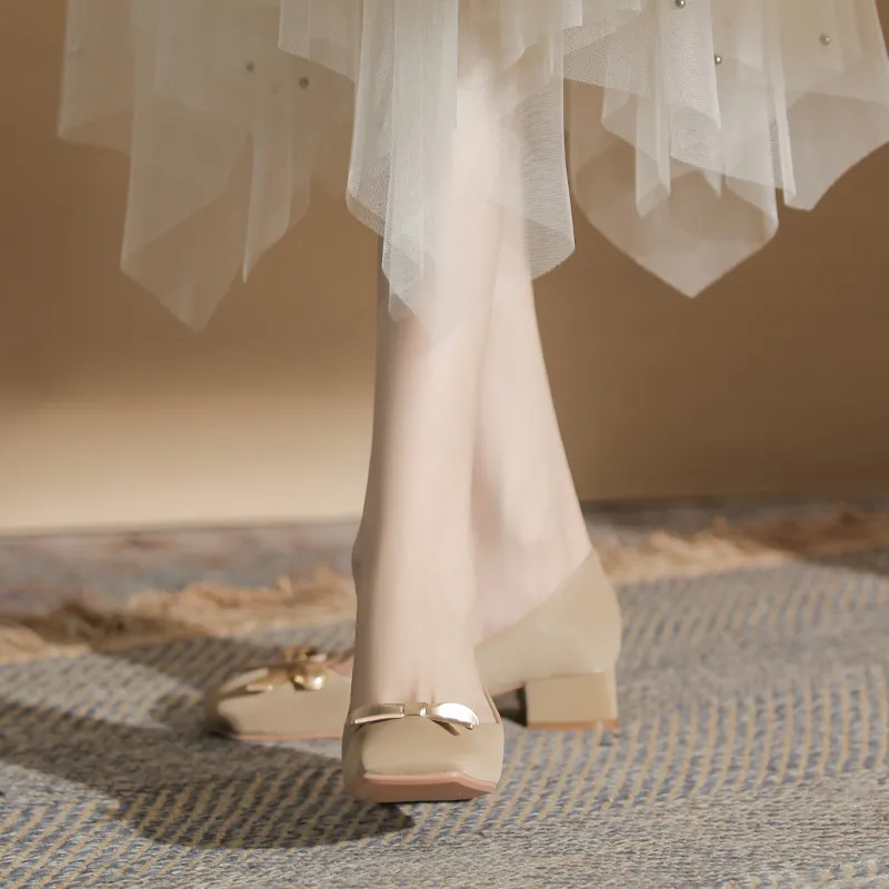 YAFEI XUANYU Chunky Heel High Heels 4CM Women's-16