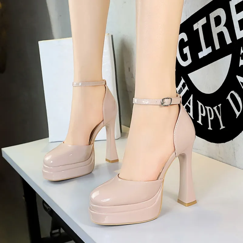 YAFEI XUANYU Chunky Heel High Heels Women's-16