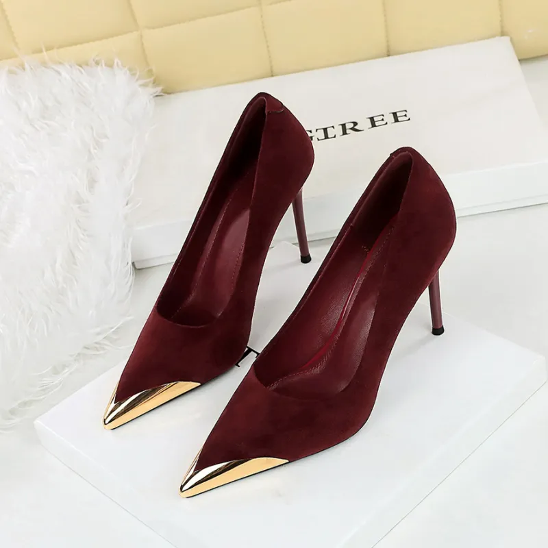 YAFEI XUANYU Slim Heel High Heels Women's-13