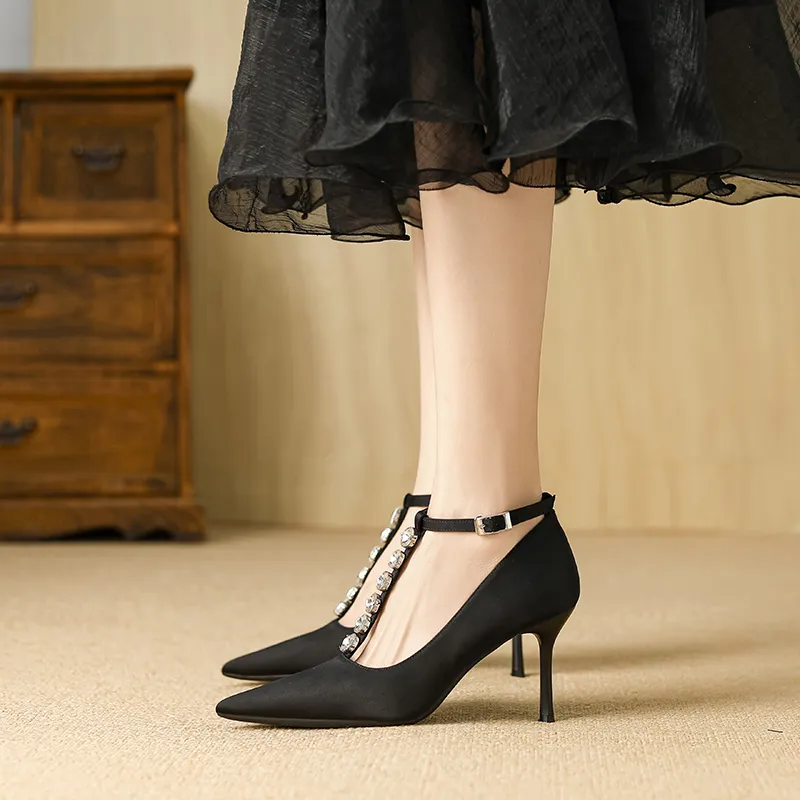 YAFEI XUANYU Slim Heel High Heels Women's-2