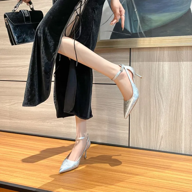 YAFEI XUANYU Slim Heel High Heels 7.5CM Women's-5