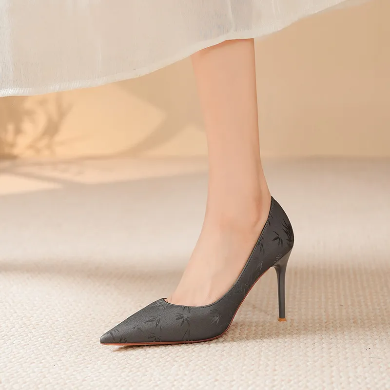 YAFEI XUANYU Slim Heel High Heels Women's-11