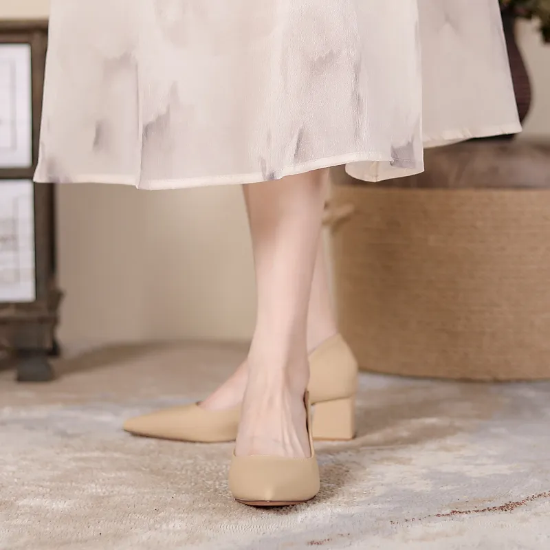 YAFEI XUANYU Chunky Heel High Heels Women's-9