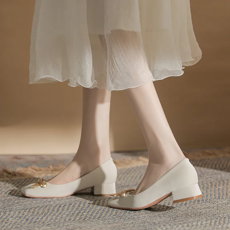 YAFEI XUANYU Chunky Heel High Heels 4CM Women's-4