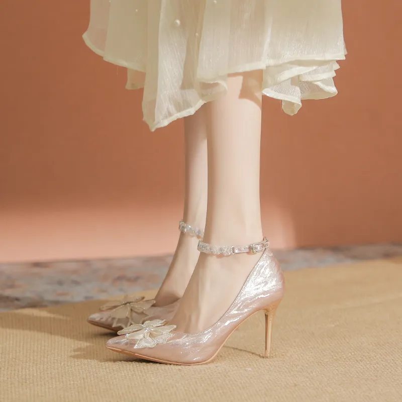 YAFEI XUANYU Fashion Trend Slim Heel High Heels Women's-5