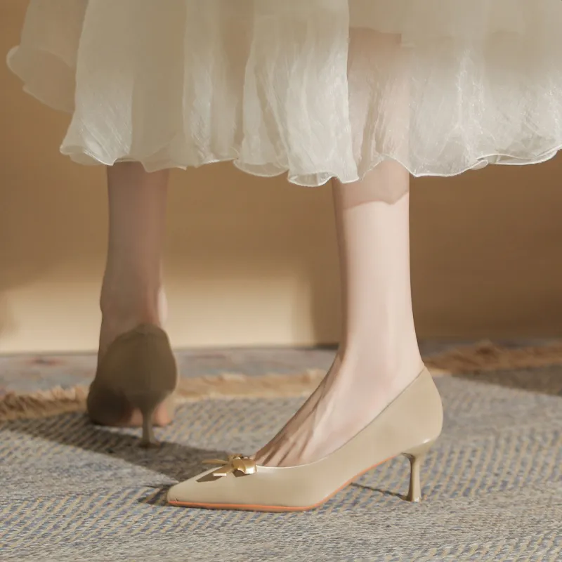 YAFEI XUANYU Slim Heel High Heels 6CM Women's-19