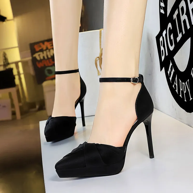 YAFEI XUANYU Slim Heel High Heels 10.5CM Women's-3