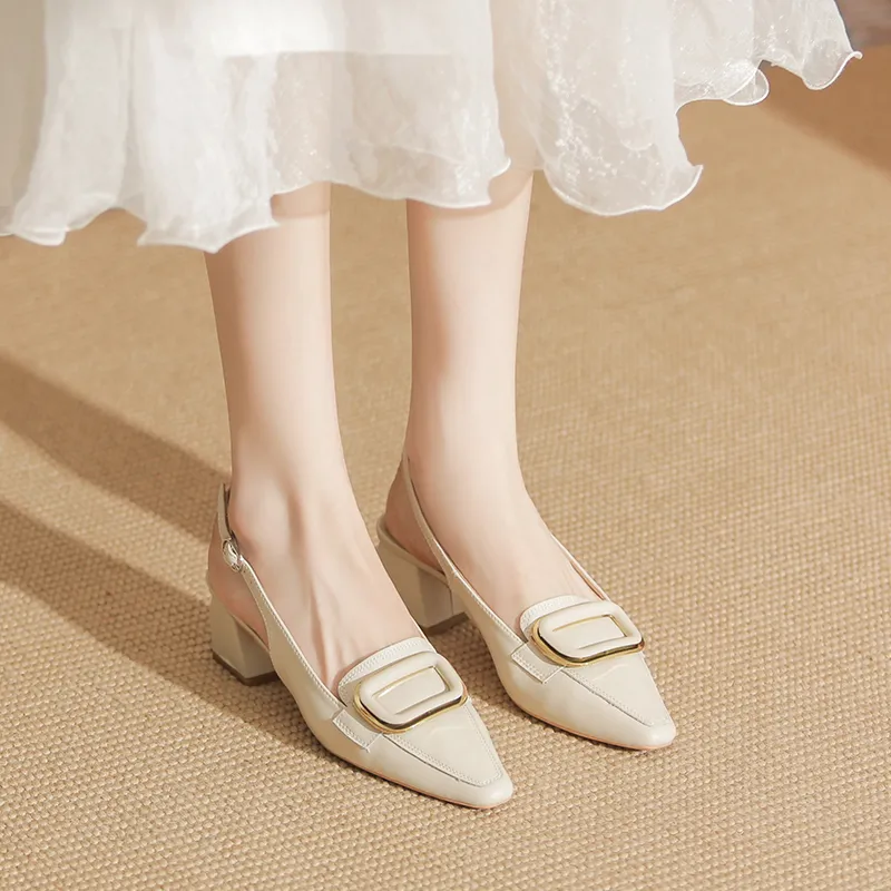 YAFEI XUANYU Chunky Heel High Heels 5cm Women's-2