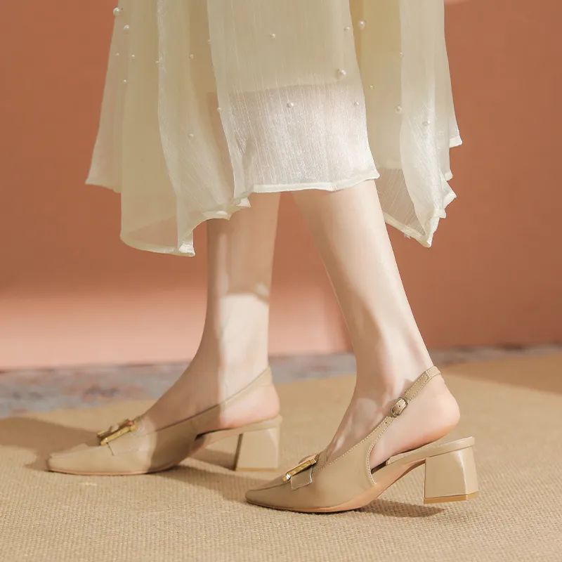 YAFEI XUANYU Chunky Heel High Heels Women's-2