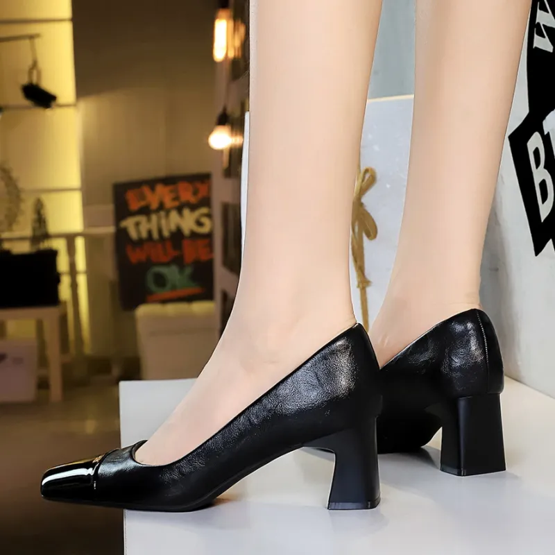 YAFEI XUANYU Chunky Heel High Heels 5CM Women's-7