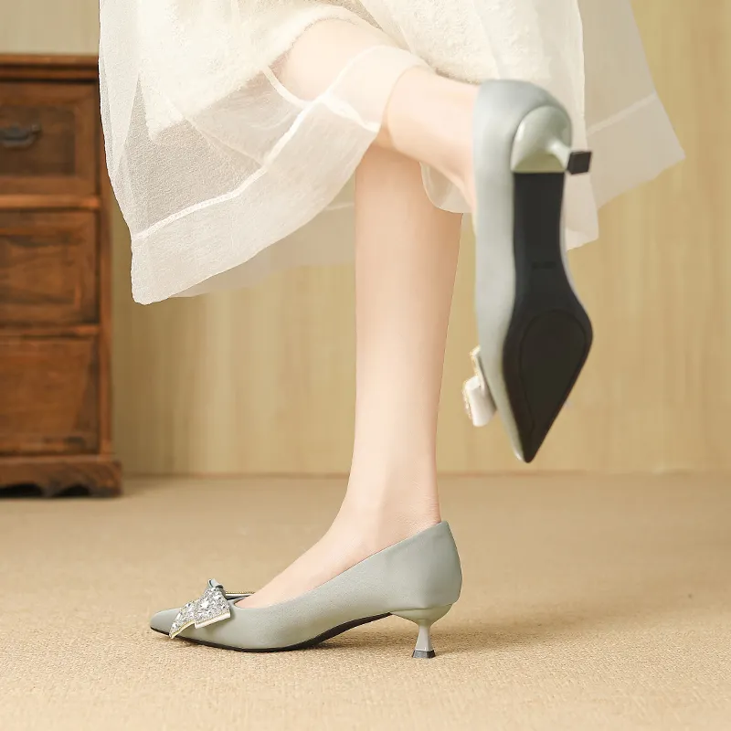 YAFEI XUANYU Slim Heel High Heels Women's-12
