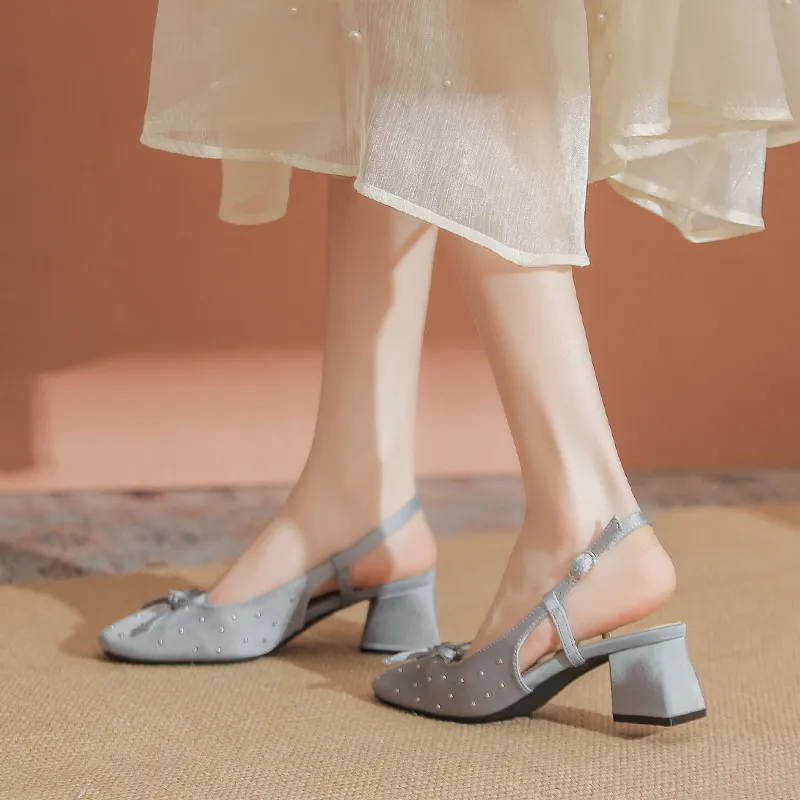 YAFEI XUANYU Chunky Heel High Heels Women's-15