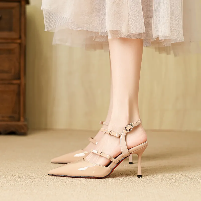 YAFEI XUANYU Slim Heel High Heels Women's-16