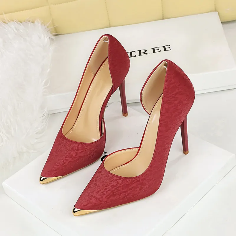 YAFEI XUANYU Slim Heel High Heels Women's-19