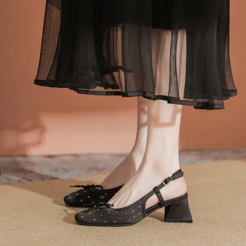 YAFEI XUANYU Chunky Heel High Heels Women's-5