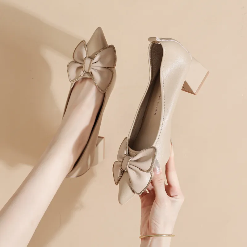 YAFEI XUANYU Chunky Heel High Heels 5cm Women's-9
