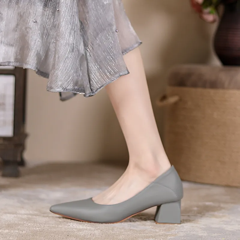 YAFEI XUANYU Chunky Heel High Heels Women's-30
