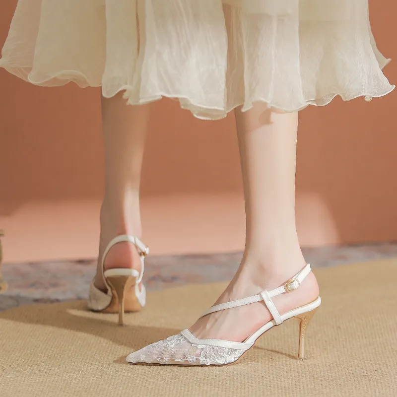 YAFEI XUANYU Slim Heel High Heels Women's-12