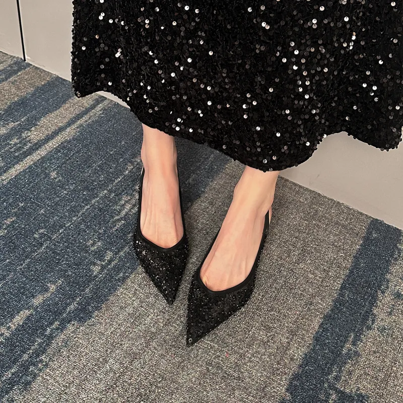 YAFEI XUANYU Slim Heel High Heels 6.5CM Women's-3