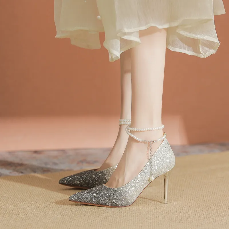 YAFEI XUANYU Slim Heel High Heels Women's-6