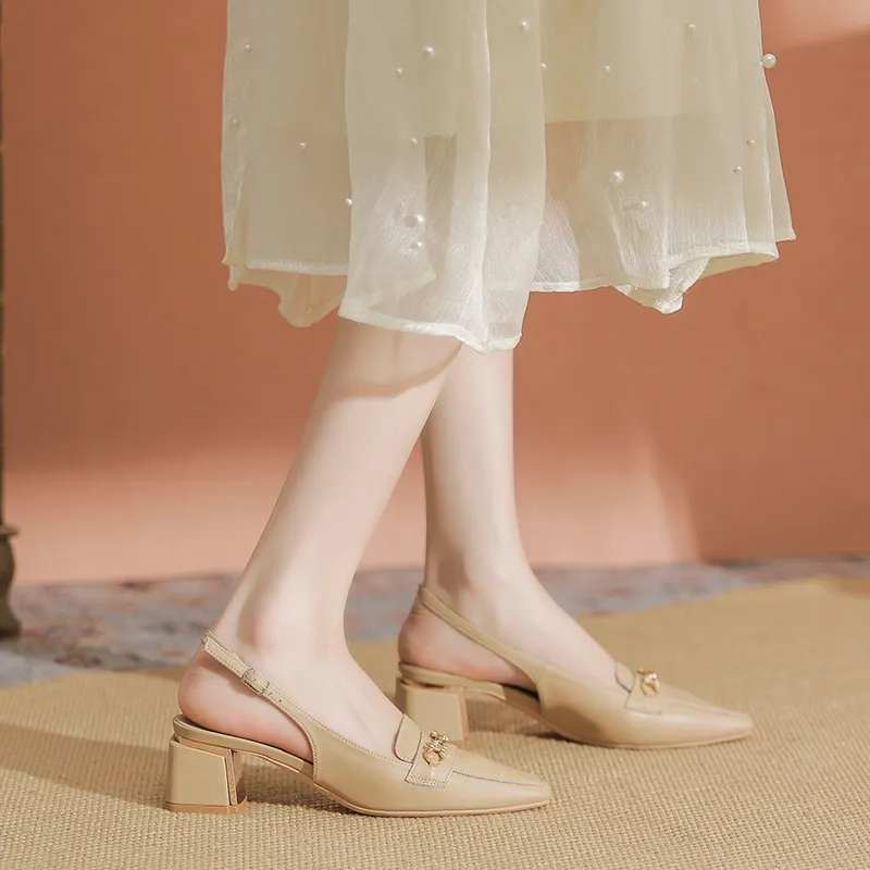 YAFEI XUANYU Chunky Heel High Heels 5cm Women's-37