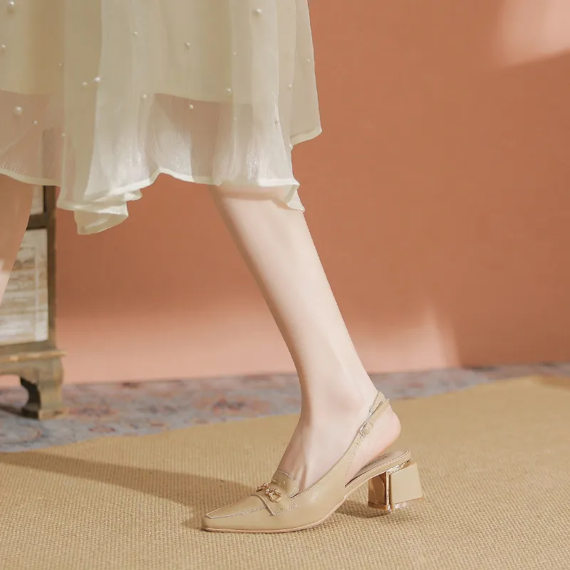 YAFEI XUANYU Chunky Heel High Heels 5cm Women's-36