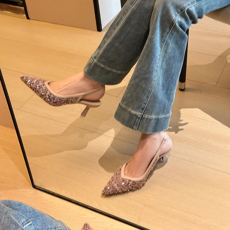 YAFEI XUANYU Slim Heel High Heels 6.5CM Women's-11