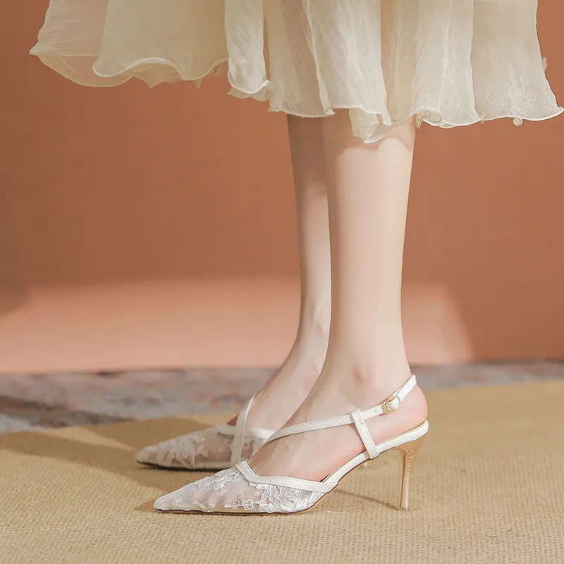YAFEI XUANYU Slim Heel High Heels Women's-11