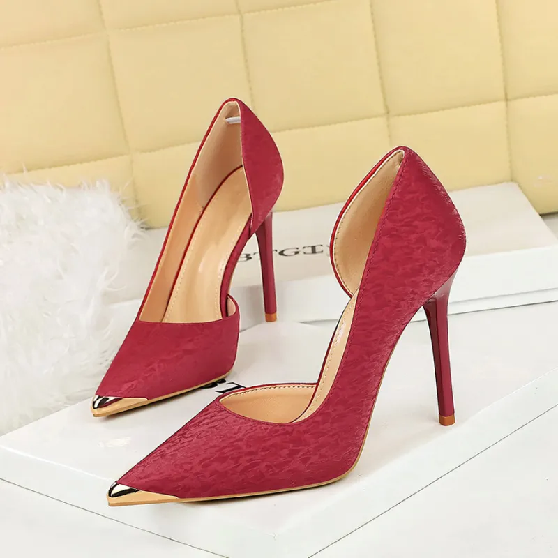 YAFEI XUANYU Slim Heel High Heels Women's-17