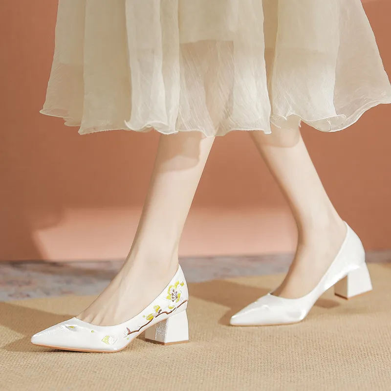 YAFEI XUANYU Chunky Heel High Heels 5cm Women's-3